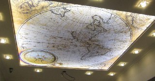 Натяжной потолок с фотопечатью Полысаево, цена от 6330 руб.
