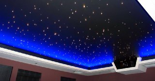 Натяжной потолок звездное небо Полысаево, цена от 5333 руб.